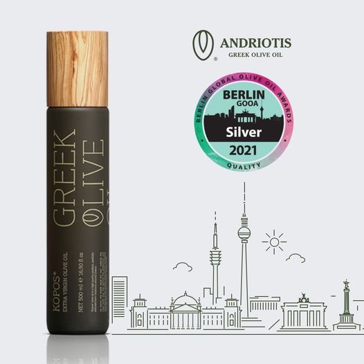 Andrioits Greek Olive Oil black premium Kopos package